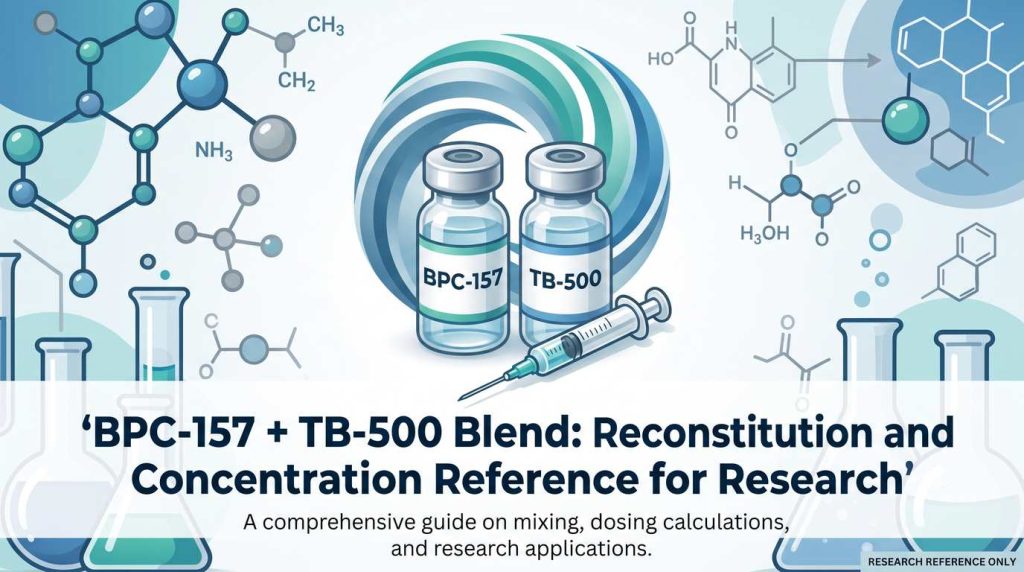 BPC-157 + TB-500 Blend: Reconstitution and Concentration Reference for Research