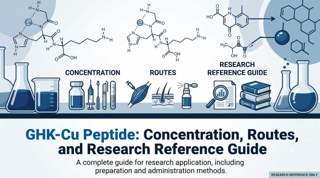 GHK-Cu Peptide: Concentration, Routes, and Research Reference Guide
