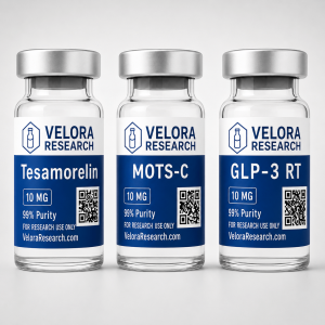 Bundle of 3: Tesamorelin (10 MG), Mots-C (10 MG) and GLP-3 RT (10 MG)