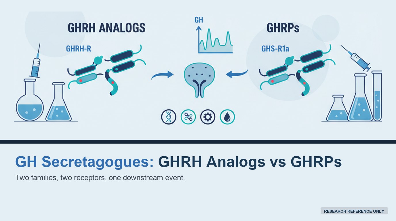 Growth-Hormone Secretagogues: GHRH Analogs vs GHRPs, Explained