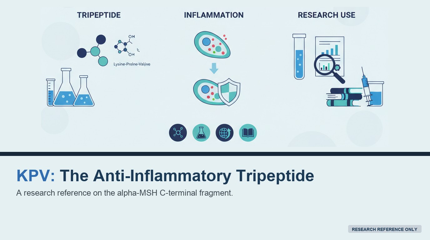 KPV: A Research Reference on the Anti-Inflammatory Tripeptide